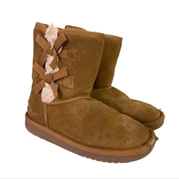 Koolaburra by UGG Kids Size 2 Brown Boots‎ - Picture 1 of 5